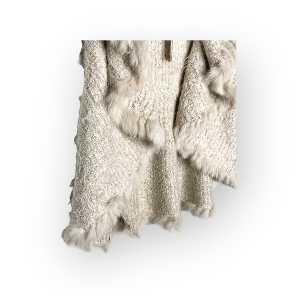 new Love Token ❤︎ Danielle Rabbit Fur Trim Vest ❤︎ Teddy Coat ❤︎ Ivory ❤︎ XS - Picture 8 of 16